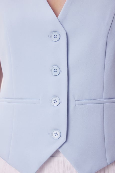 Crop-Button-Weste - Image 4