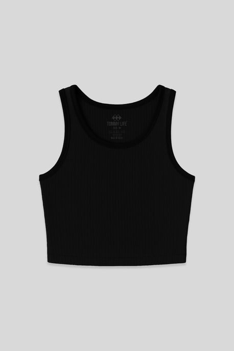 Rippenshirt ohne Ärmel - Image 2