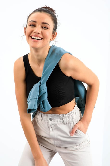 Rippenshirt ohne Ärmel - Image 3