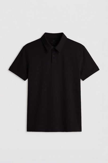 Herren Baumwoll-Elastan Polo-Shirt - Image 1