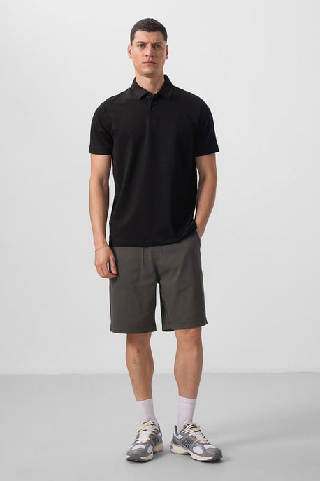 Herren Baumwoll-Elastan Polo-Shirt - Image 2
