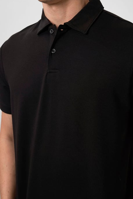 Herren Baumwoll-Elastan Polo-Shirt - Image 4