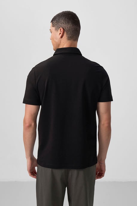 Herren Baumwoll-Elastan Polo-Shirt - Image 6