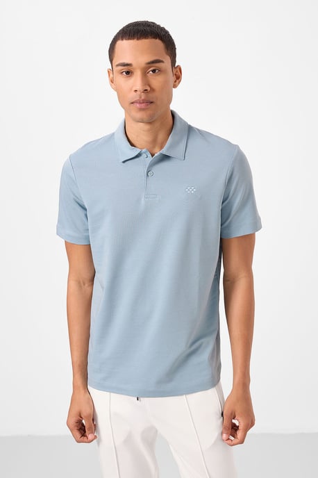Herren Baumwoll-Elastan Polo-Shirt - Image 2