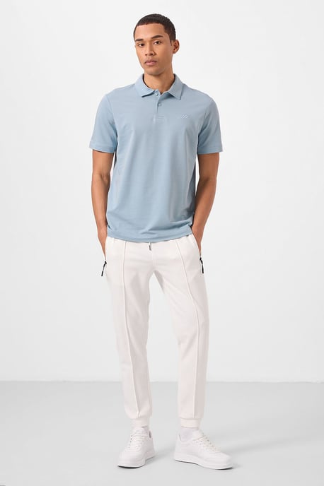 Herren Baumwoll-Elastan Polo-Shirt - Image 6