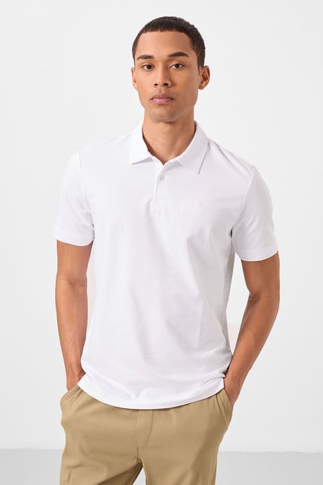 Herren Baumwoll-Elastan Polo-Shirt - Image 2