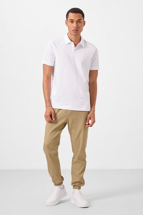 Herren Baumwoll-Elastan Polo-Shirt - Image 3