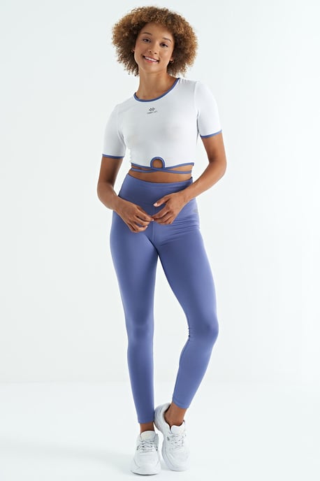 Hochtaillierte Scuba-Leggings - Image 1