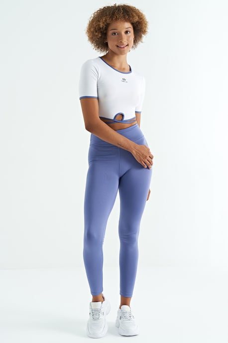 Hochtaillierte Scuba-Leggings - Image 4