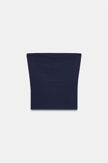 Trägerlose Bodycon Bandeau-Bluse - Image 6