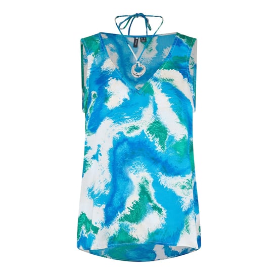 Vero Moda - Bluse für Damen, V-Ausschnitt, leger (Dresden Blau) - Image 1