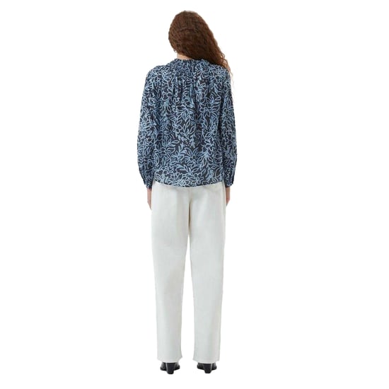 French Connection - Bluse für Damen, leger (Blaues Blumenmuster) - Image 3