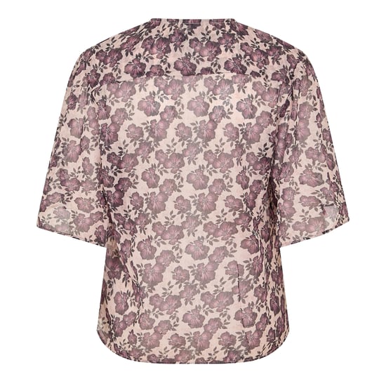 French Connection - Bluse für Damen, Krawatten-Kragen, Puffärmel (Hellrosa) - Image 3