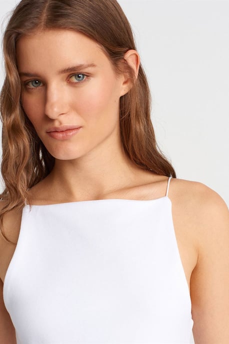 Slim-Fit Halterneck Jerseytop - Image 3