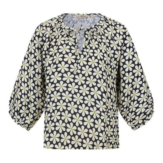 Regatta - "Peasant" Bluse für Damen, Ballonärmel (Schwarzes Gänseblümchen) - Image 1