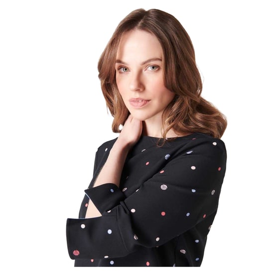 Biba - Bluse für Damen, Mit Bündchen (Punktemuster) - Image 3