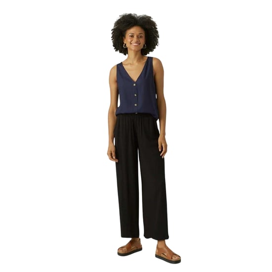 Vero Moda - Bluse für Damen, V-Ausschnitt, Regulär (Marineblau) - Image 1
