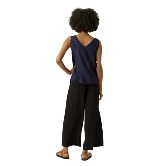 Vero Moda - Bluse für Damen, V-Ausschnitt, Regulär (Marineblau) - Image 3