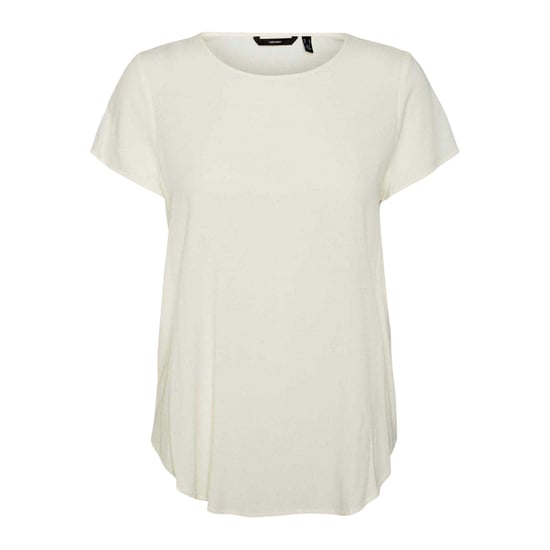 Vero Moda - Bluse für Damen, Rundhalsausschnitt, kurzärmlig (Schneeweiß (Farbe)) - Image 2