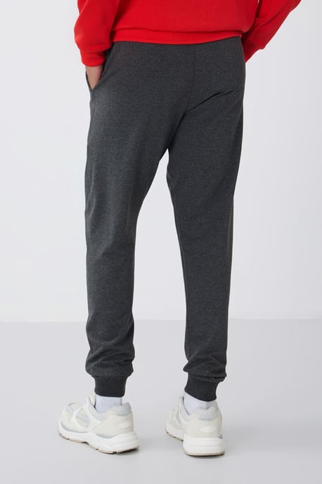 Herren Fleece-Sweatpants in Unifarben - Image 5
