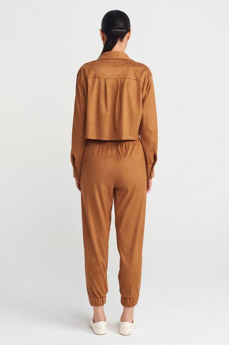 Faux Wildleder Jogginghose - Image 2