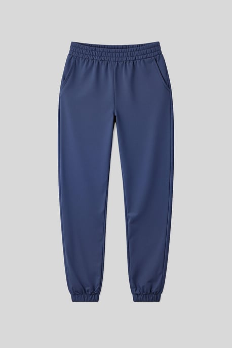 Damen Hochbundige Relaxed Fleece Jogginghosen - Image 2