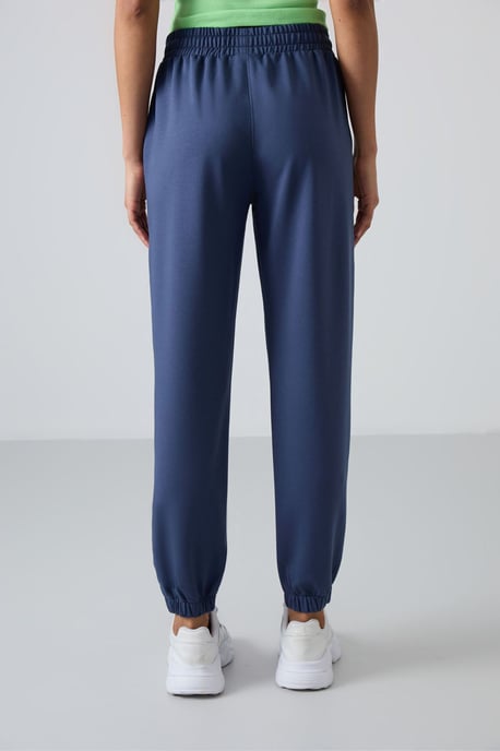 Damen Hochbundige Relaxed Fleece Jogginghosen - Image 6