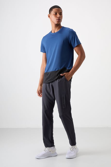 Herren Unifarbene Sweatpants zum Hineinschlüpfen - Image 2