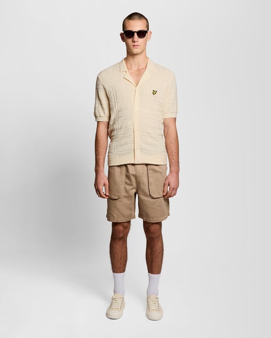 Revere Collar Gestricktes Resort-Shirt - Image 2