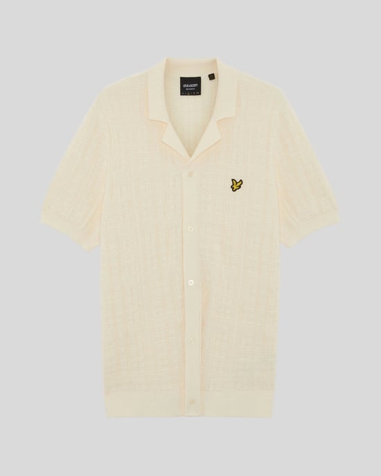 Revere Collar Gestricktes Resort-Shirt - Image 5