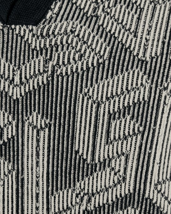 Emblem Geripptes Strickpoloshirt - Image 6