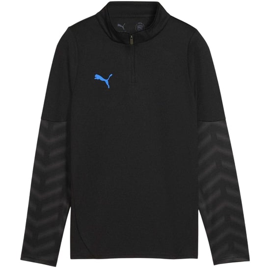 Puma - Drill-Top für Kinder, mit kurzem Reißverschluss (Schwarz/Blau) - Image 2