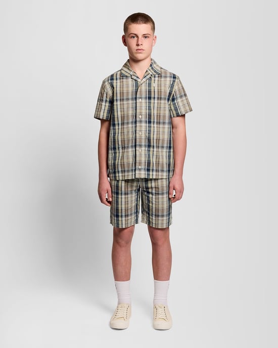 Leinen-Mix Karotten-Shorts - Image 1