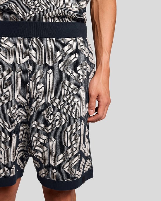 Emblem Rippstrick-Strandshorts - Image 3