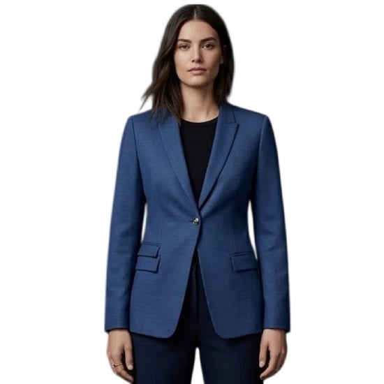 Boss - Blazer für Damen, Einreihig, Schmal (Blau) - Image 4