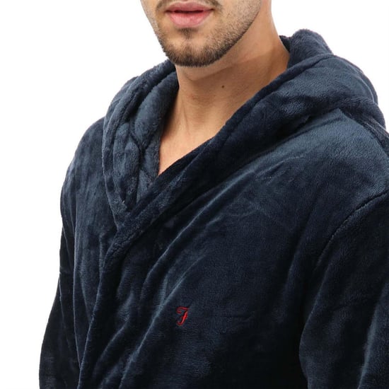 Farah - Morgenmantel für Herren, Polyester (Marine) - Image 3