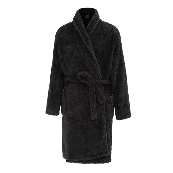 Howick - Morgenmantel für Herren, Plüsch Fleece, Langärmlig (Schwarz) - Image 1