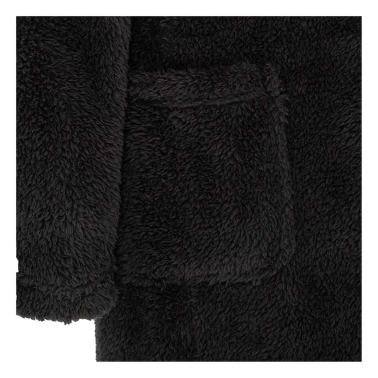 Howick - Morgenmantel für Herren, Plüsch Fleece, Langärmlig (Schwarz) - Image 4