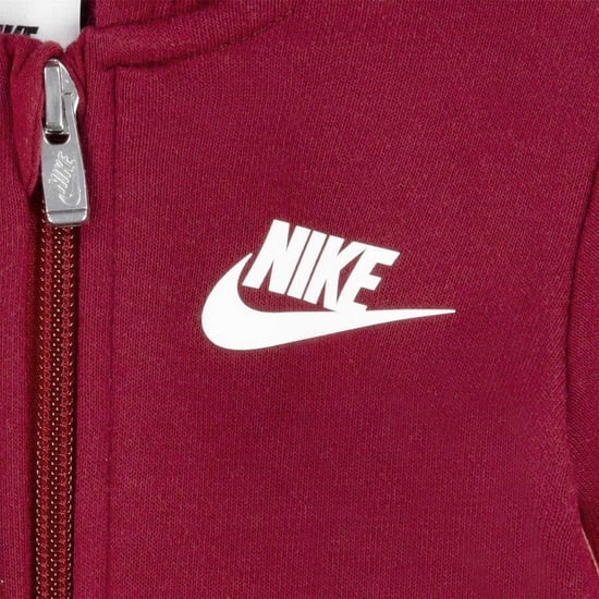 Nike - Overall für Baby, mit Kapuze, Polyester-Baumwollmischgewebe (Rot) - Image 4
