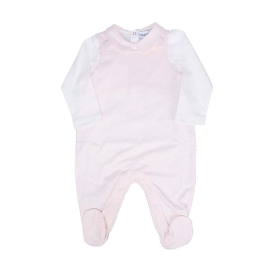 Emporio Armani - Strampelanzug-Set für Mädchen, Baumwolle (Pink) - Image 1