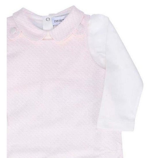 Emporio Armani - Strampelanzug-Set für Mädchen, Baumwolle (Pink) - Image 3