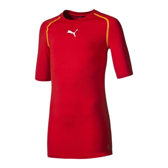 Puma - Base Layer Oberteil für Mädchen, Anliegend, kurzärmlig (Rot) - Image 1