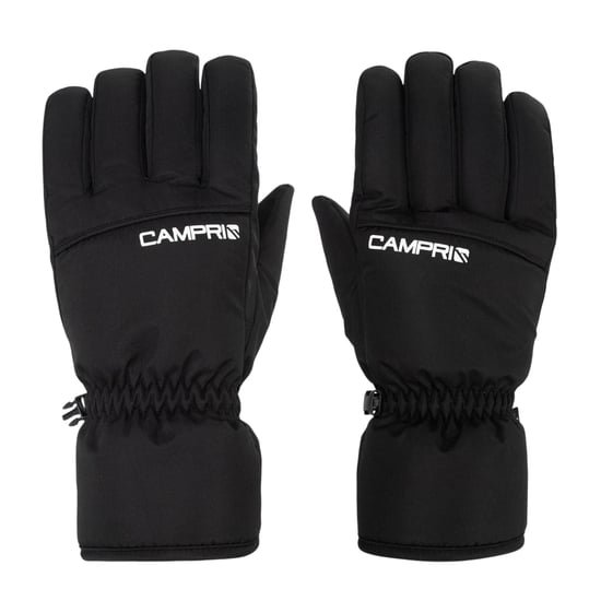 Campri - Logo-Skihandschuhe für Herren, Polyester (Schwarz) - Image 1