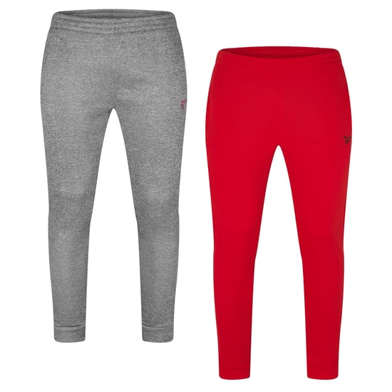 Reebok - "Basic" Jogginghosen für Kinder (2er-Pack) (Grau/Rot) - Image 2
