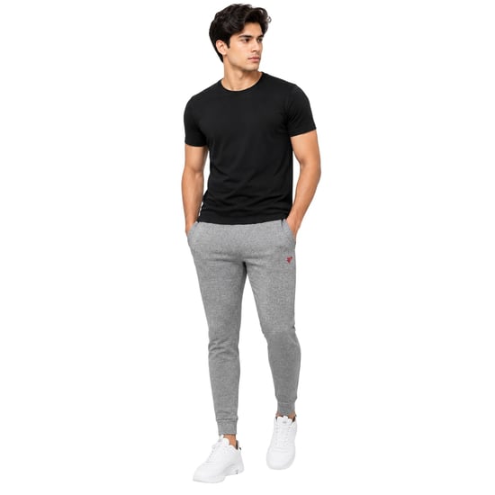 Reebok - "Basic" Jogginghosen für Kinder (2er-Pack) (Grau/Rot) - Image 4