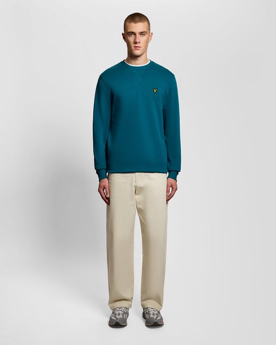 Baumwoll-Sweatshirt mit Rundhalsausschnitt - Image 2