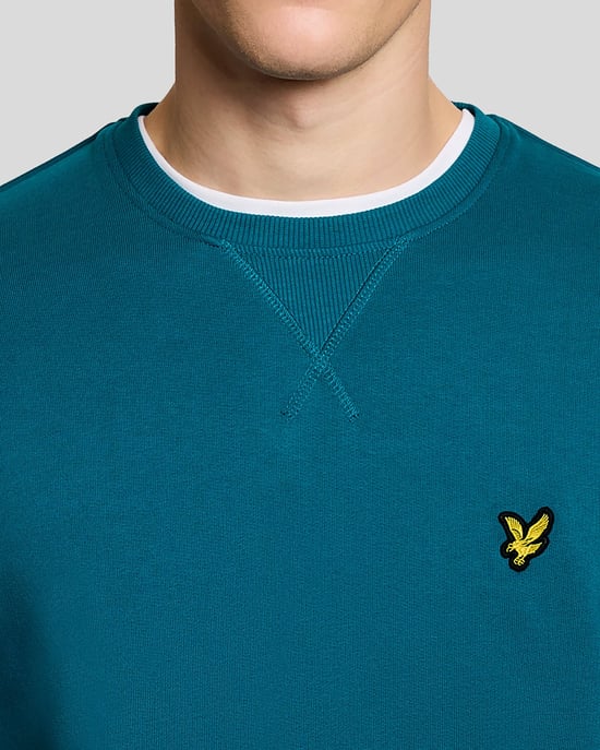 Baumwoll-Sweatshirt mit Rundhalsausschnitt - Image 3