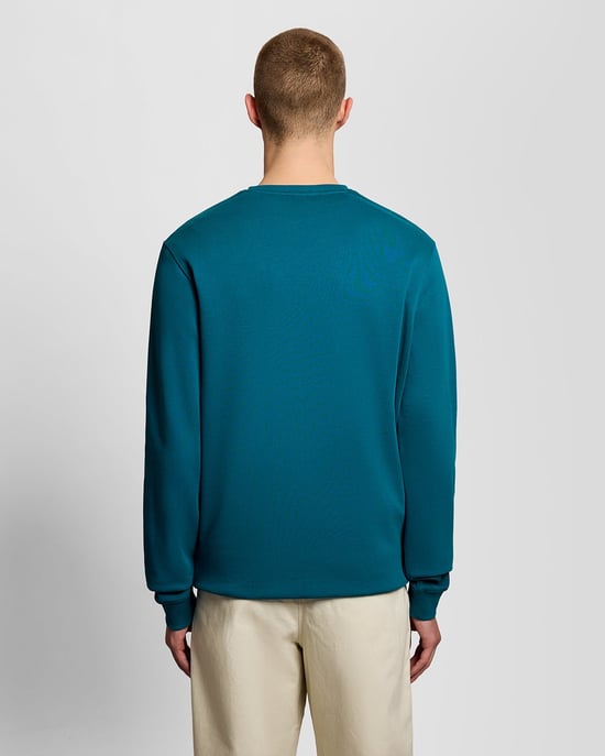 Baumwoll-Sweatshirt mit Rundhalsausschnitt - Image 4
