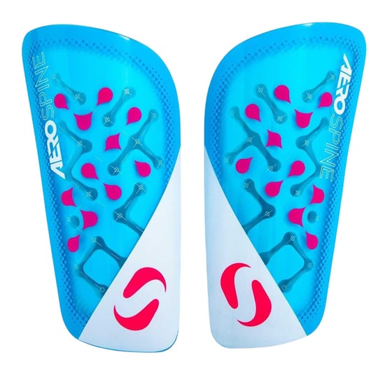 Sondico - "Aerospine" Schienbeinschutz für Kinder (Blau/Pink) - Image 1