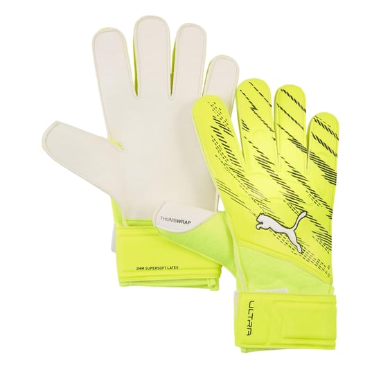Puma - "Ultra Play" Torhüter-Handschuhe für Kinder (Limone/Schwarz) - Image 1